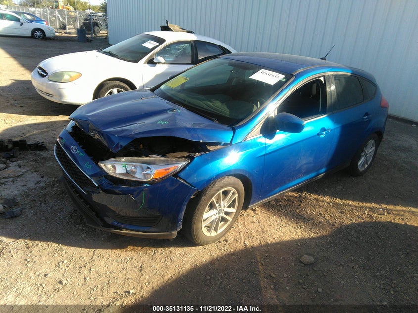 2018 FORD FOCUS VIN: 1FADP3K28JL255241