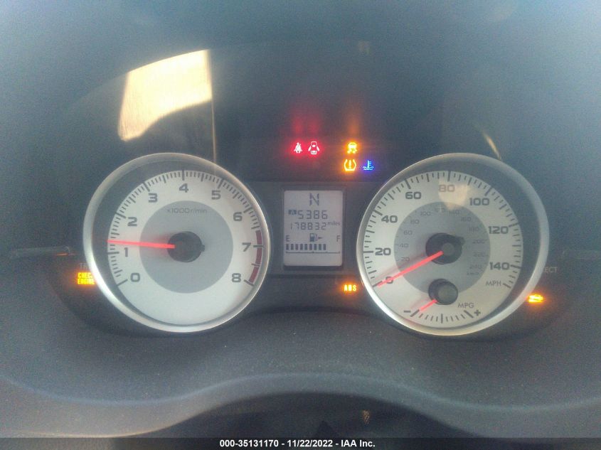 2013 SUBARU IMPREZA WAGON 2.0I JF1GPAA68DH206019