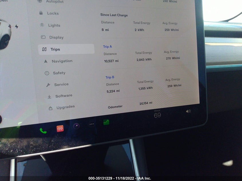 VIN 5YJ3E1EB9LF650613 2020 TESLA MODEL 3 LONG RANGE