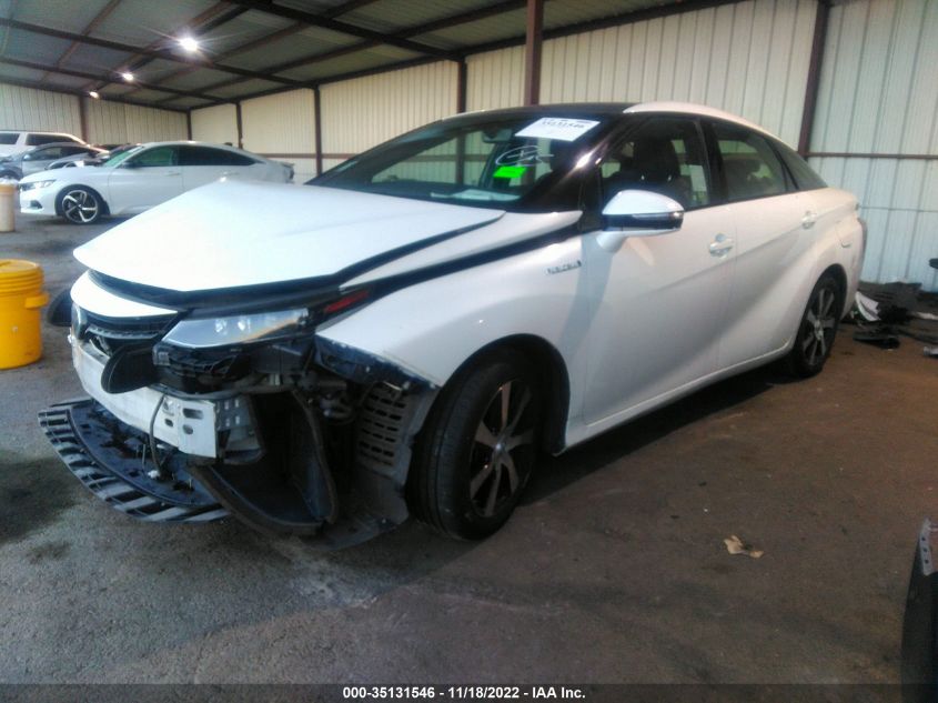 2016 TOYOTA MIRAI JTDBVRBD1GA000222
