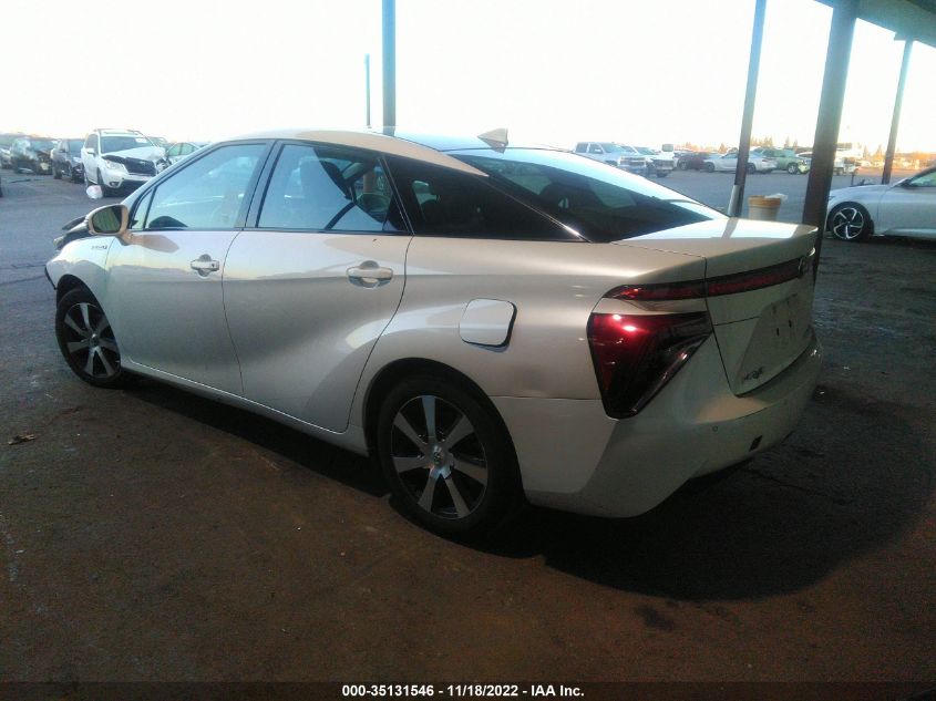 2016 TOYOTA MIRAI JTDBVRBD1GA000222