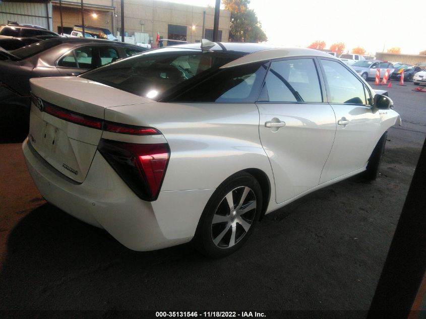 2016 TOYOTA MIRAI JTDBVRBD1GA000222
