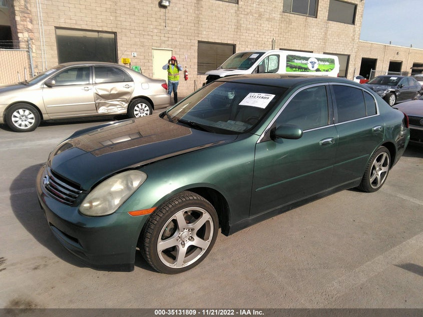 2003 INFINITI G35 SEDAN VIN: JNKCV51E73M008940