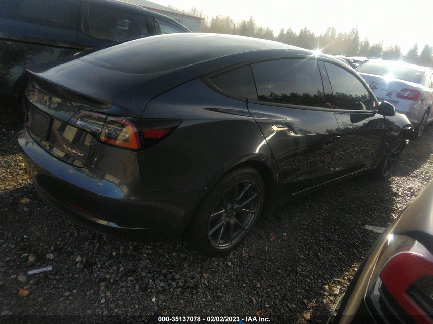 VIN 5YJ3E1EB7MF874870 2021 TESLA MODEL 3 LONG RANGE
