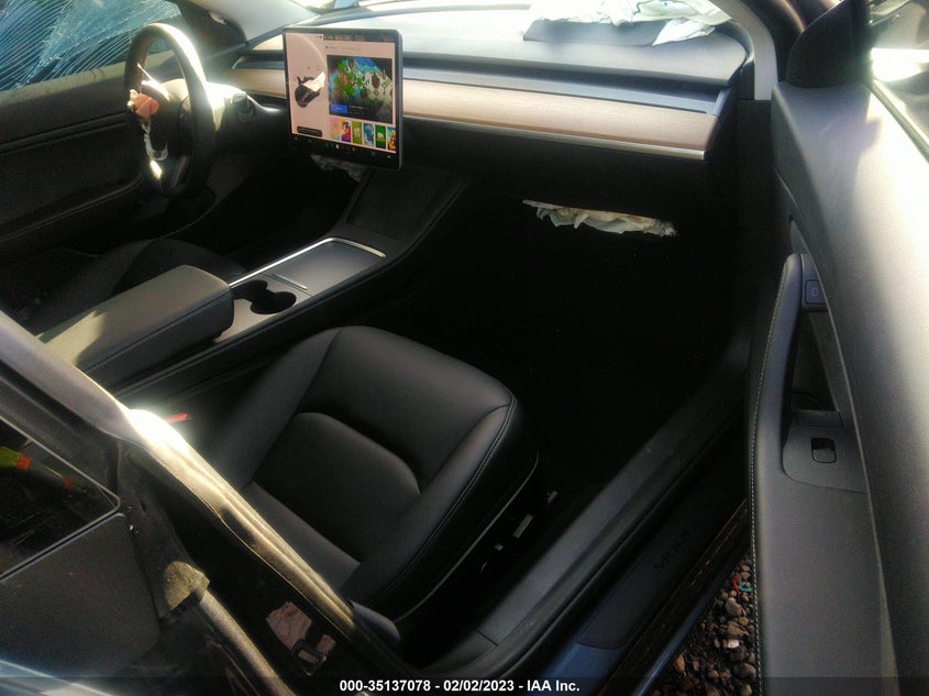 VIN 5YJ3E1EB7MF874870 2021 TESLA MODEL 3 LONG RANGE