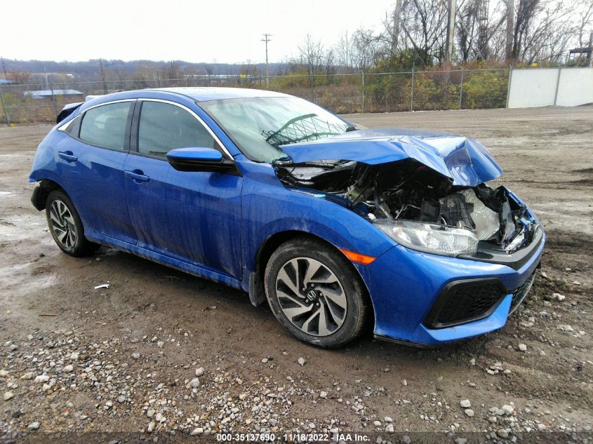 SHHFK7H2XHU405345 HONDA CIVIC HATCHBACK LX 2017