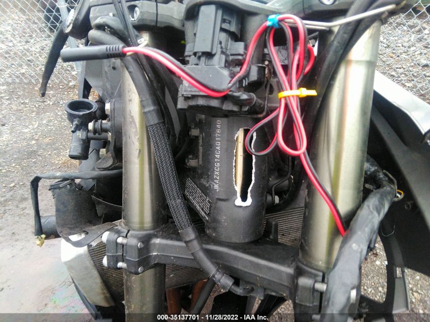 2012 KAWASAKI ZX1000 G JKAZXCG14CA017640