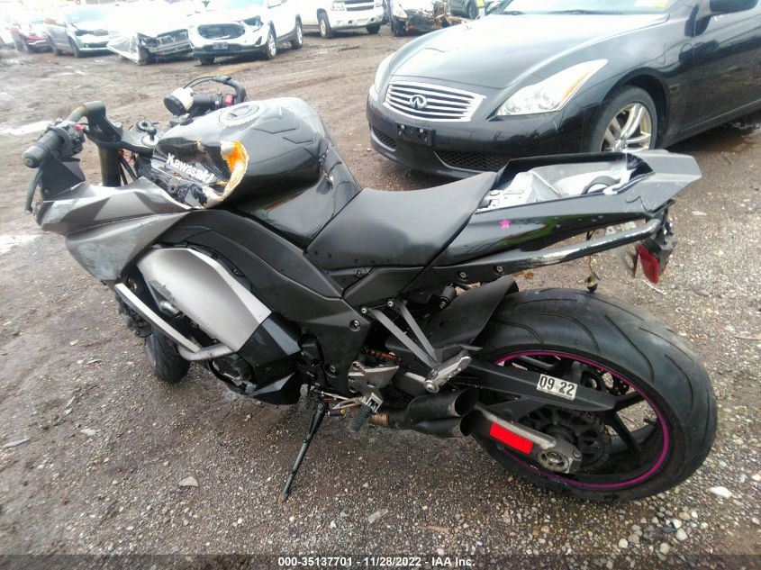 2012 KAWASAKI ZX1000 G JKAZXCG14CA017640