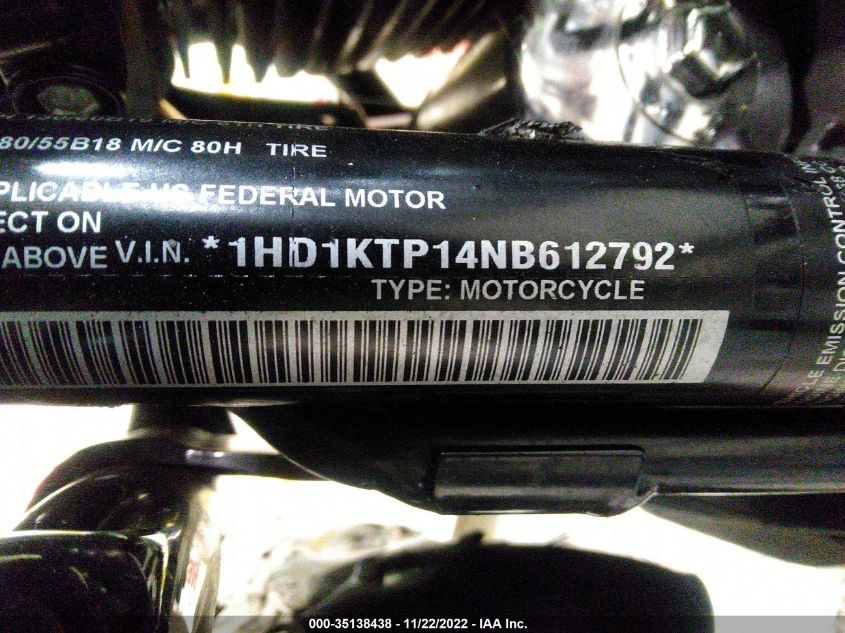 2022 HARLEY-DAVIDSON FLTRXS 1HD1KTP14NB612792