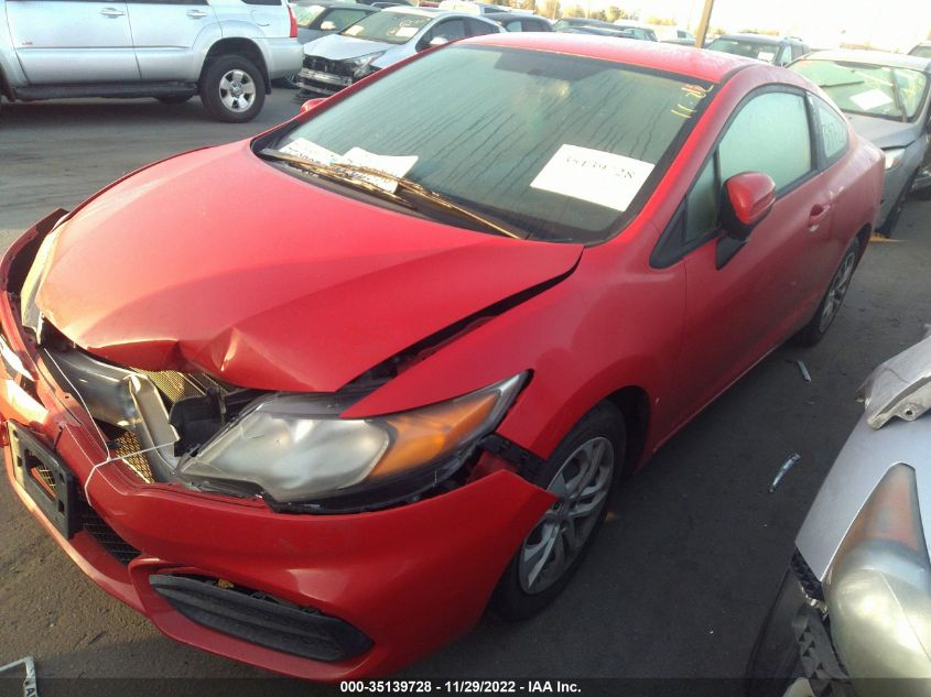2014 HONDA CIVIC COUPE LX 2HGFG3B52EH500259