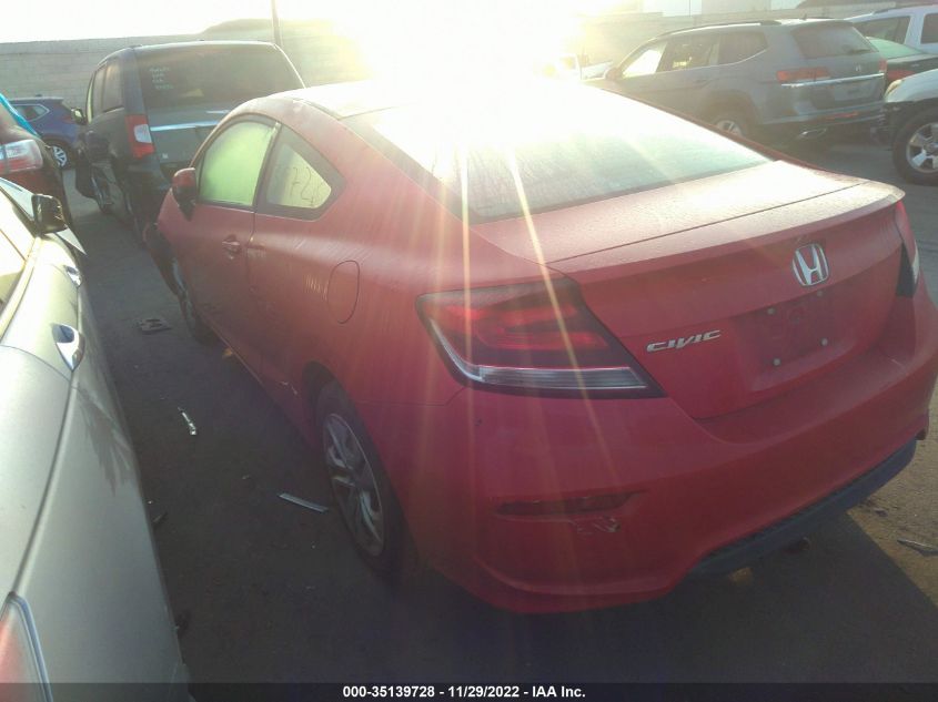 2014 HONDA CIVIC COUPE LX 2HGFG3B52EH500259