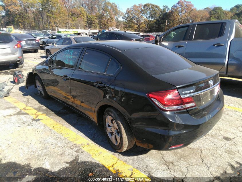 2013 HONDA CIVIC SDN LX 2HGFB2F56DH580778