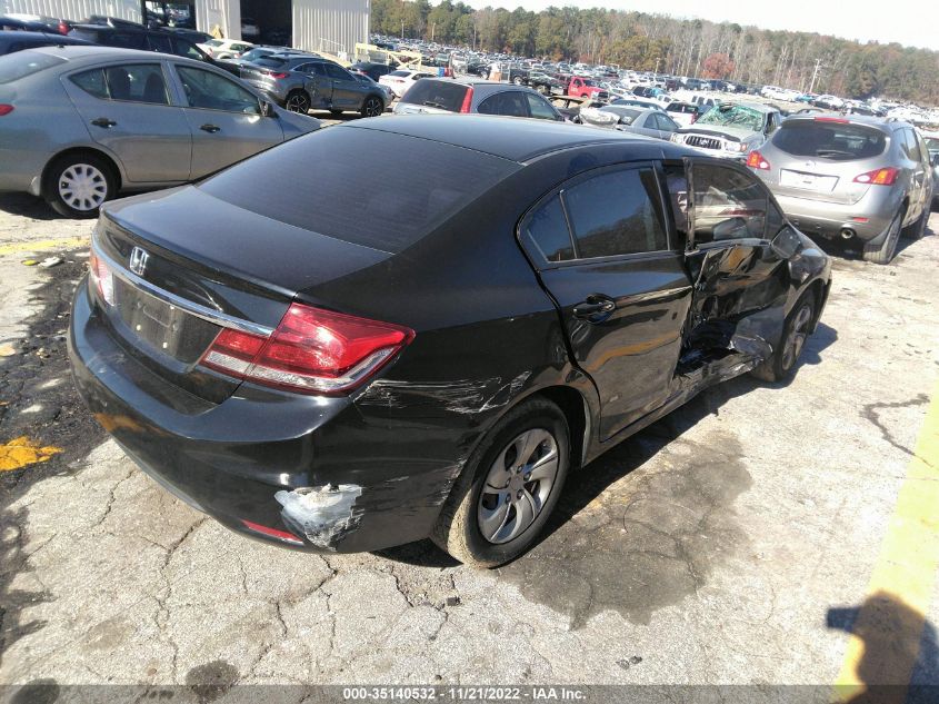 2013 HONDA CIVIC SDN LX 2HGFB2F56DH580778