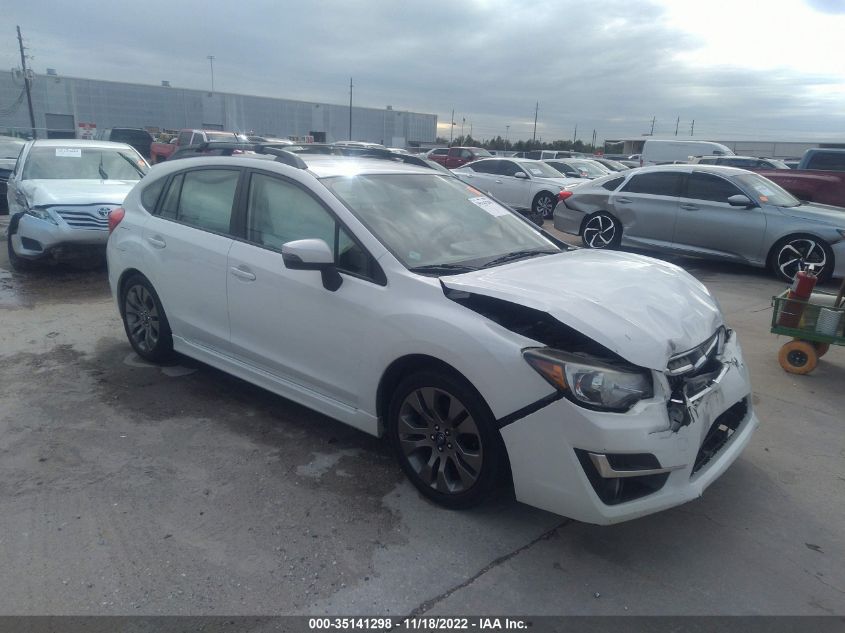 2015 SUBARU IMPREZA WAGON 2.0I SPORT LIMITED - JF1GPAV68F8209712