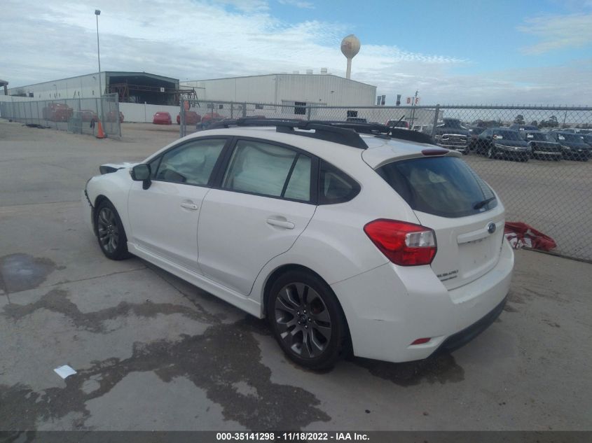 2015 SUBARU IMPREZA WAGON 2.0I SPORT LIMITED - JF1GPAV68F8209712
