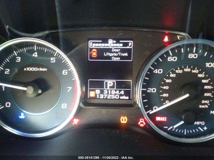 2015 SUBARU IMPREZA WAGON 2.0I SPORT LIMITED - JF1GPAV68F8209712