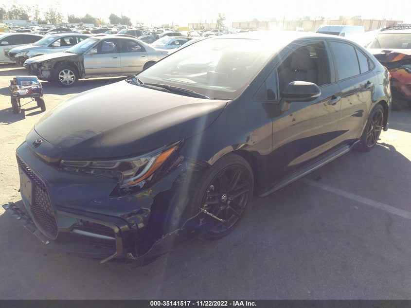 VIN 5YFS4MCE9MP077019 2021 TOYOTA COROLLA SE/NIGHTSHADE/APEX SE