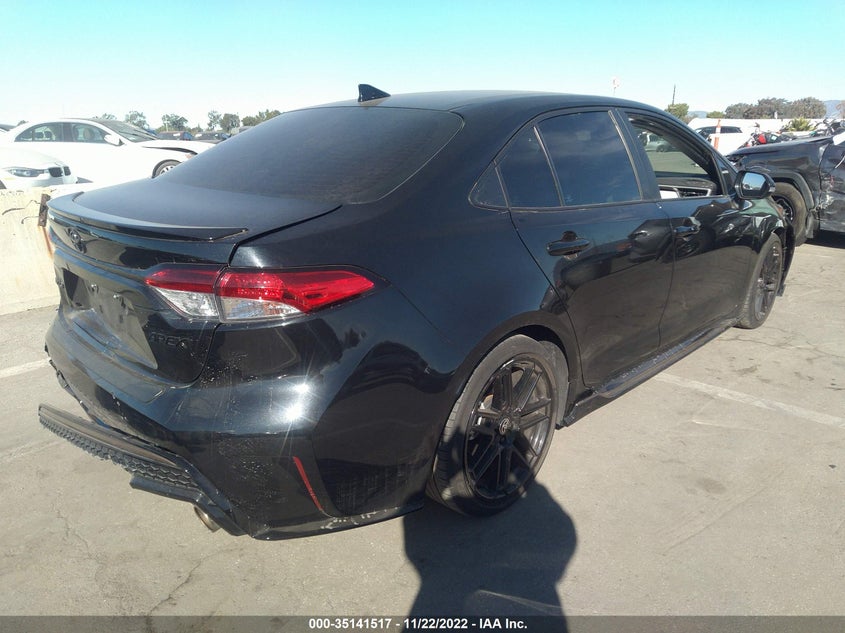 VIN 5YFS4MCE9MP077019 2021 TOYOTA COROLLA SE/NIGHTSHADE/APEX SE
