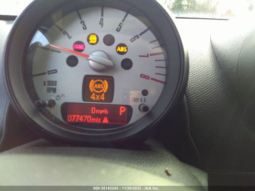 2013 MINI COOPER PACEMAN S ALL4 WMWSS7C58DWN71562