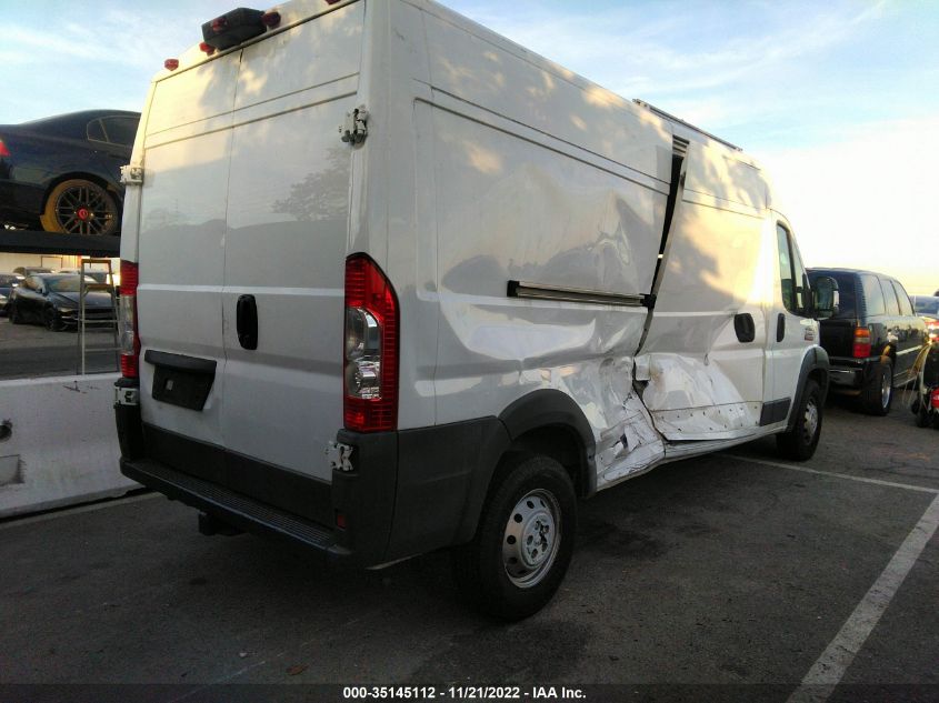 2018 RAM PROMASTER CARGO VAN 3C6TRVDGXJE139706