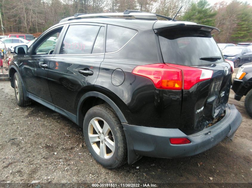 VIN 2T3RFREVXDW080231 2013 TOYOTA RAV4 no.3