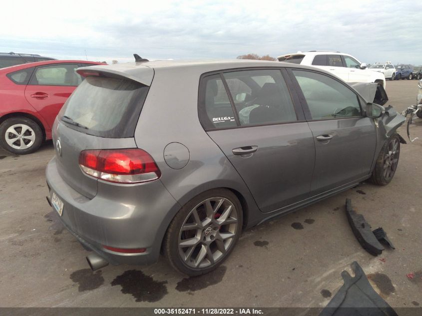 2013 VOLKSWAGEN GTI W/SUNROOF & NAVI WVWHD7AJ5DW120354
