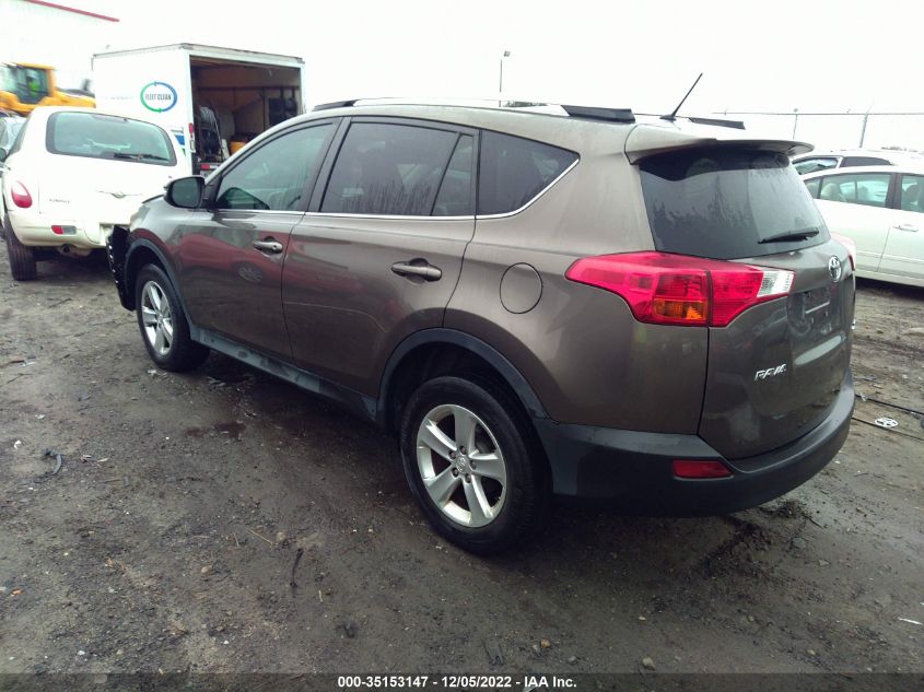 VIN 2T3WFREV1DW022141 2013 TOYOTA RAV4 no.3