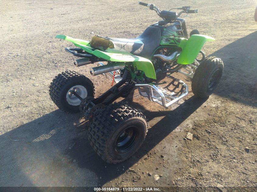 2000 YAMAHA YFZ350 JY43GG031YA010357