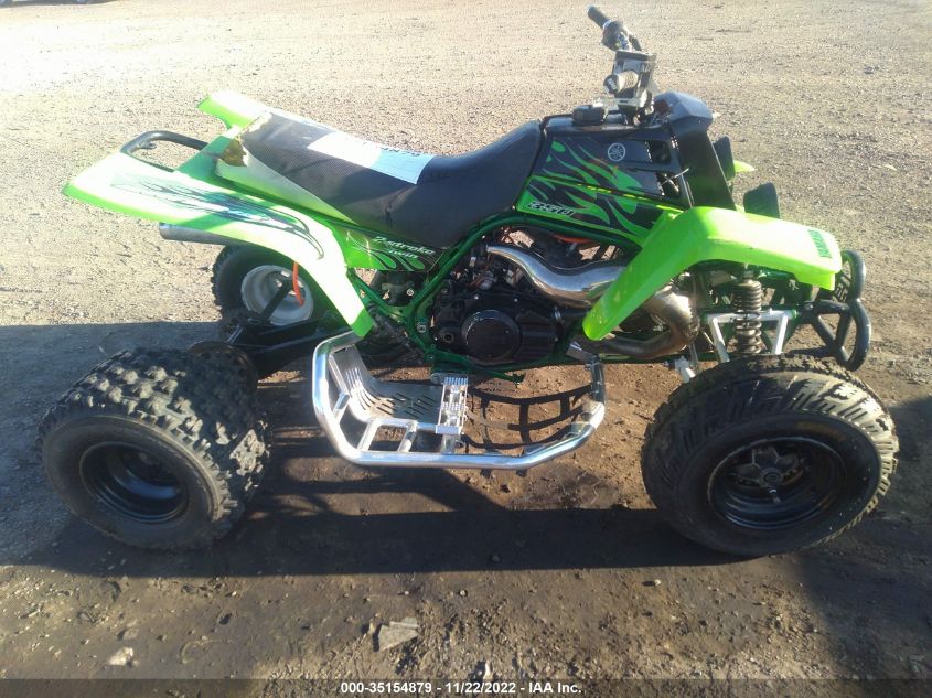 2000 YAMAHA YFZ350 JY43GG031YA010357