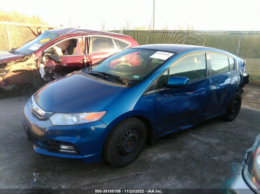2013 HONDA INSIGHT LX JHMZE2H50DS005101