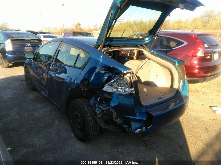 2013 HONDA INSIGHT LX JHMZE2H50DS005101