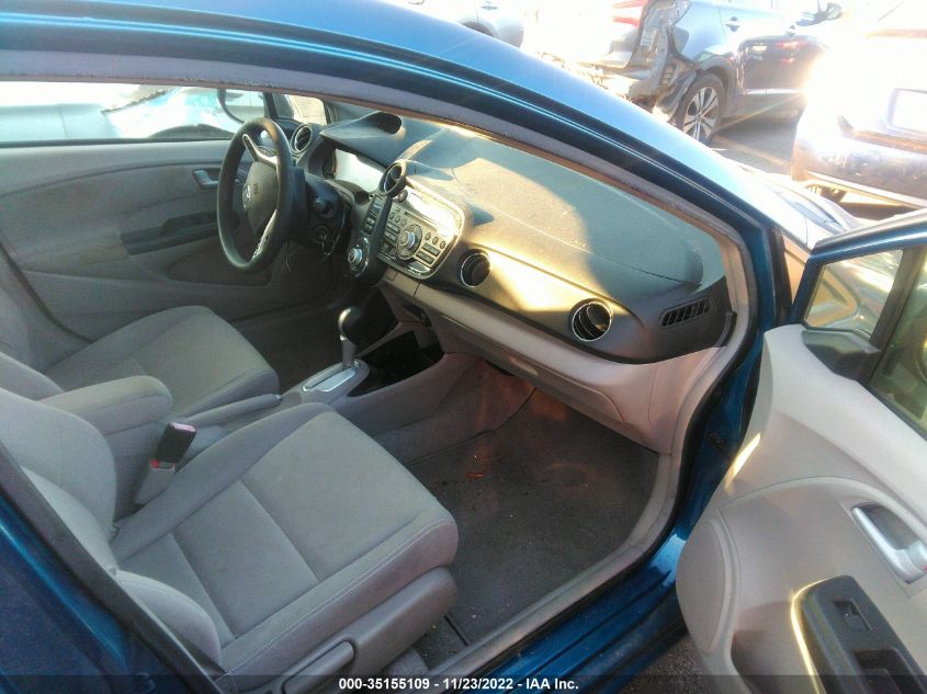 2013 HONDA INSIGHT LX JHMZE2H50DS005101