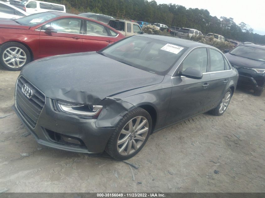 2013 AUDI A4 PREMIUM WAUBFAFL1DN048319