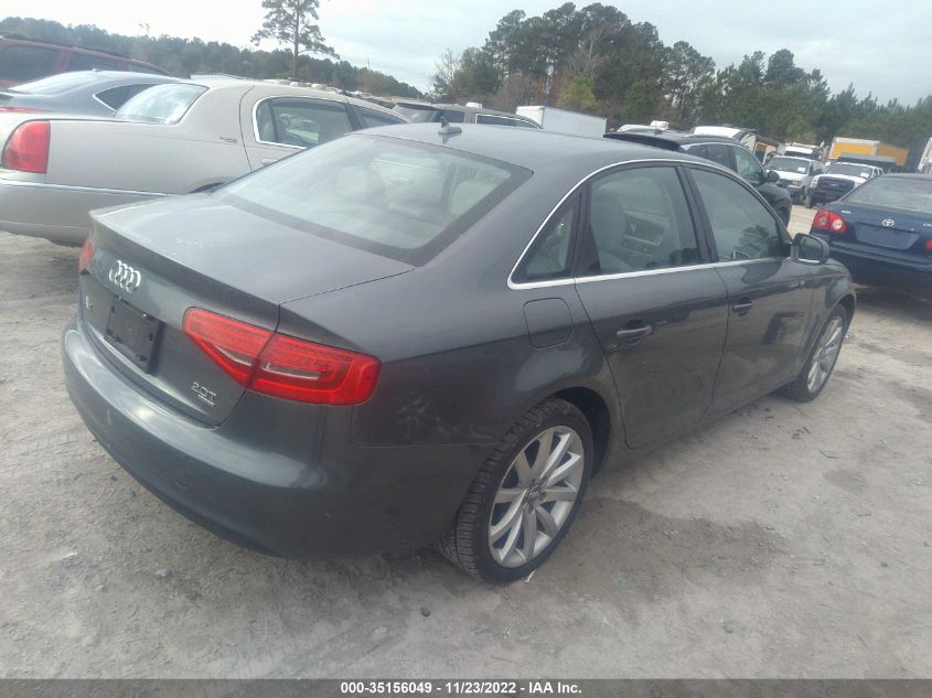 2013 AUDI A4 PREMIUM WAUBFAFL1DN048319