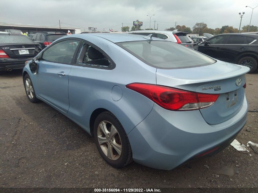2013 HYUNDAI ELANTRA COUPE SE - KMHDH6AE7DU004600