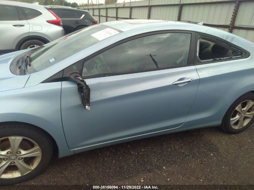 2013 HYUNDAI ELANTRA COUPE SE - KMHDH6AE7DU004600