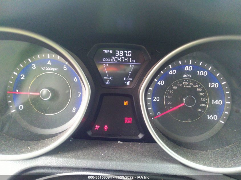 2013 HYUNDAI ELANTRA COUPE SE - KMHDH6AE7DU004600