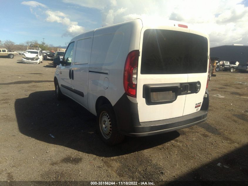2016 RAM PROMASTER CITY CARGO VAN TRADESMAN ZFBERFAT4G6B39262