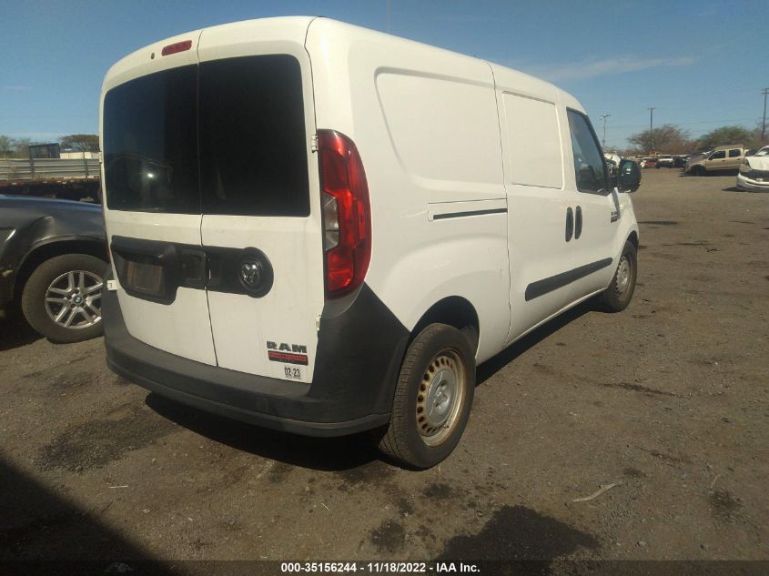 2016 RAM PROMASTER CITY CARGO VAN TRADESMAN ZFBERFAT4G6B39262
