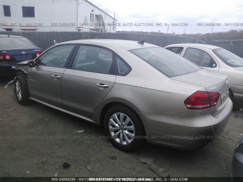2015 VOLKSWAGEN PASSAT 1.8T WOLFSBURG ED 1VWAT7A3XFC026574