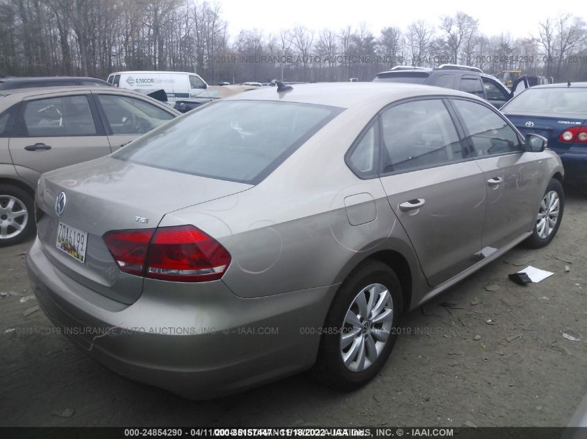 2015 VOLKSWAGEN PASSAT 1.8T WOLFSBURG ED 1VWAT7A3XFC026574