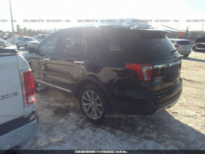 2016 FORD EXPLORER LIMITED 1FM5K7FH0GGB75402