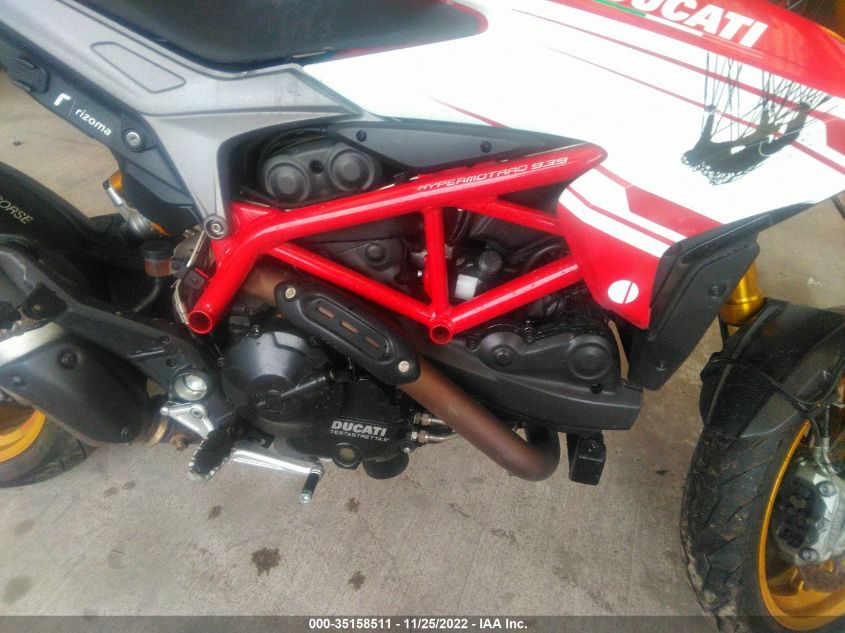 2018 DUCATI HYPERMOTARD 939 ZDM1YBJS2JB013531