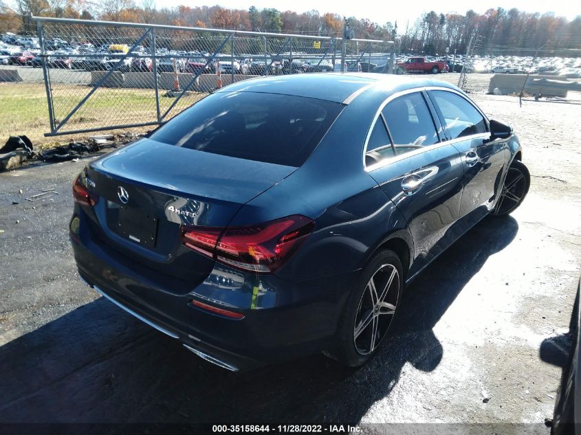 2019 MERCEDES-BENZ A-CLASS A 220 WDD3G4FB4KW033114