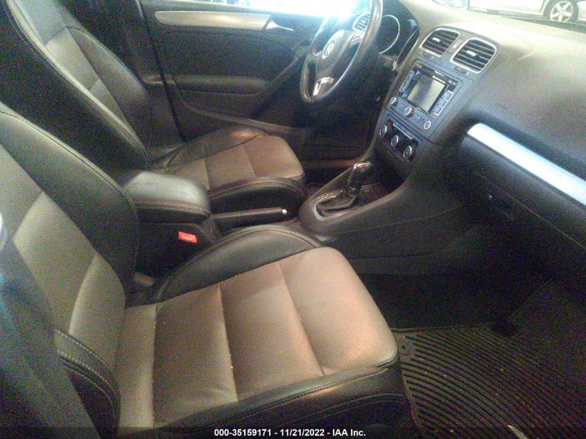 2013 VOLKSWAGEN GOLF TDI W/SUNROOF & NAV - WVWDM7AJ7DW027351