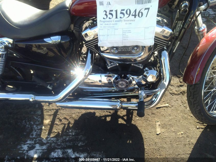 2007 HARLEY-DAVIDSON XL1200 C 1HD1CT3187K455354