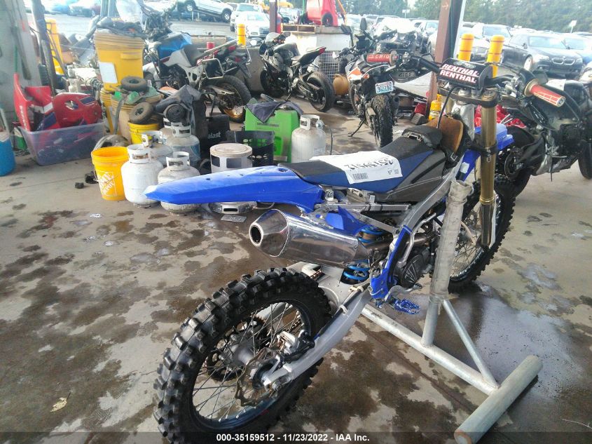 2015 YAMAHA YZ250 F JYACG34C1FA009707
