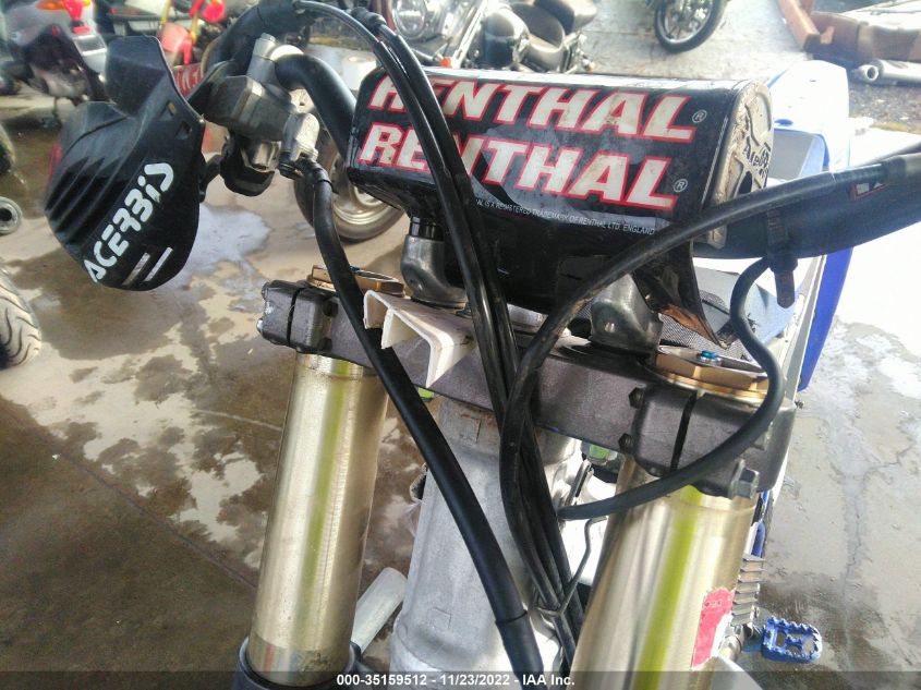2015 YAMAHA YZ250 F JYACG34C1FA009707