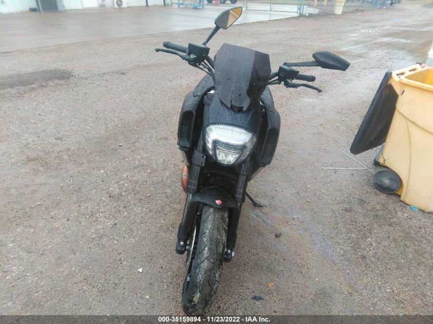 2016 DUCATI DIAVEL ZDM13BSW6GB029224