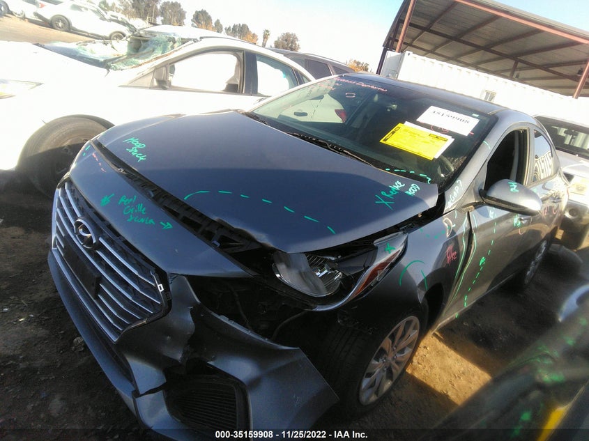 VIN 3KPC24A33KE064244 2019 HYUNDAI ACCENT SE